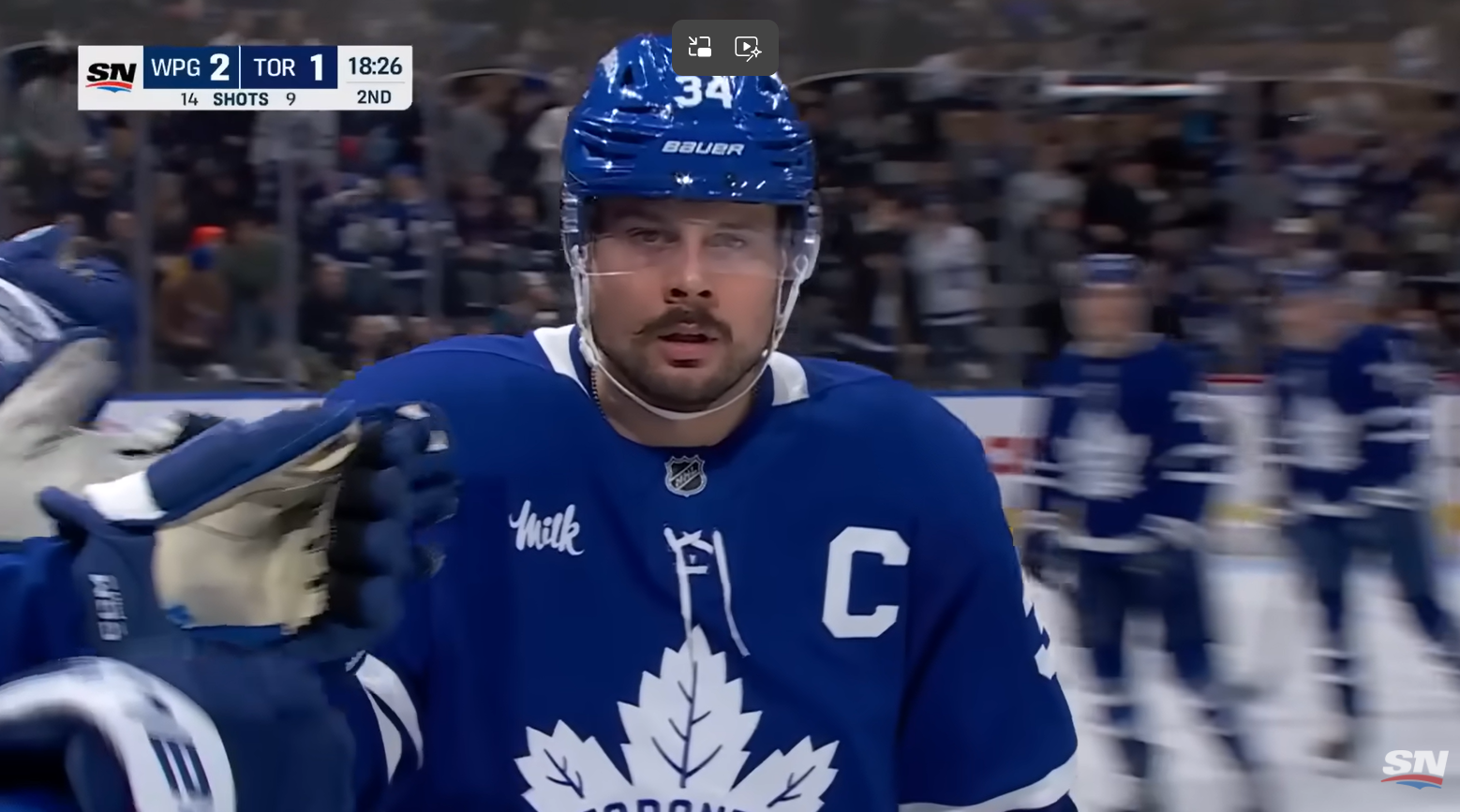 Auston Matthews: Highlights from last night's game